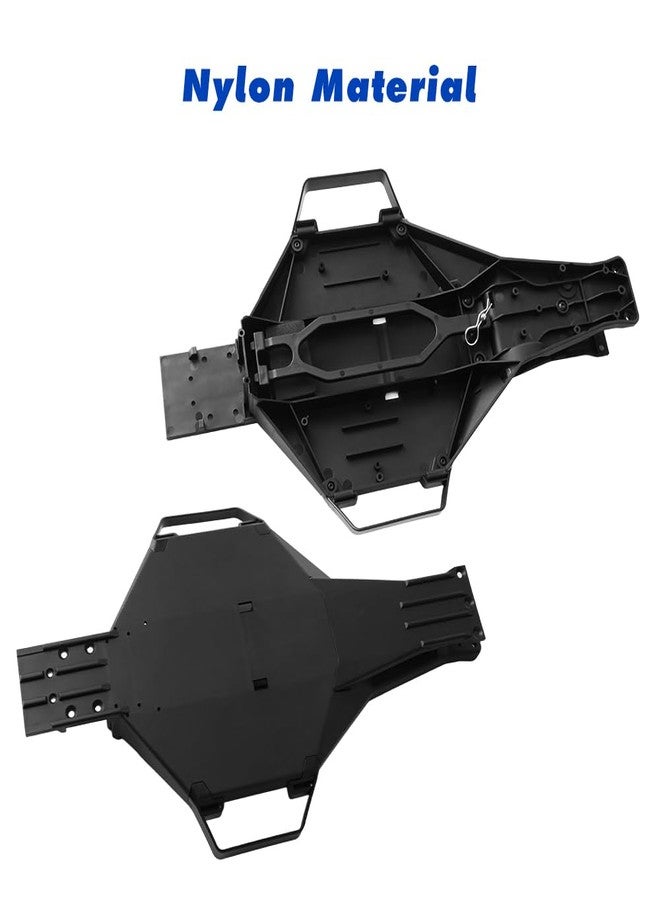 GLOBACT طقم تحويل هيكل GLOBACT لسيارة Traxxas Slash 2WD ذات مركز الثقل المنخفض، إطار نايلون LCG، قطع غيار ترقية لسيارة Traxxas Slash 2WD F150 Drag Slash 1/10 RC، بديل للرقم 5830 - Image 3